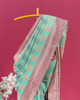 SC3877 - Linen with Pochampalli Design